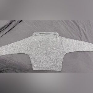 Free People, Cozy, Drape, Gray Knit shirt// NWOT